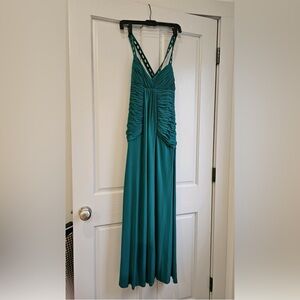 Lingerie turquoise evening dress